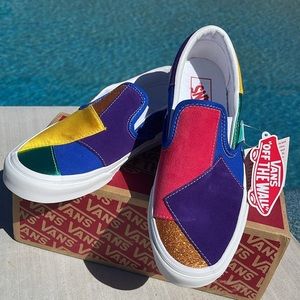 Vans Pride Patchwork Classics Low-Top New In Box.  Size 9